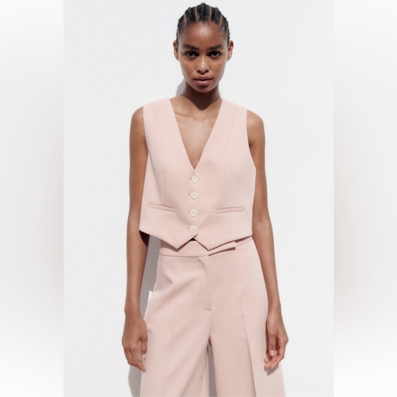 ZARA Vest & Culottes Set - Picture 1 of 9